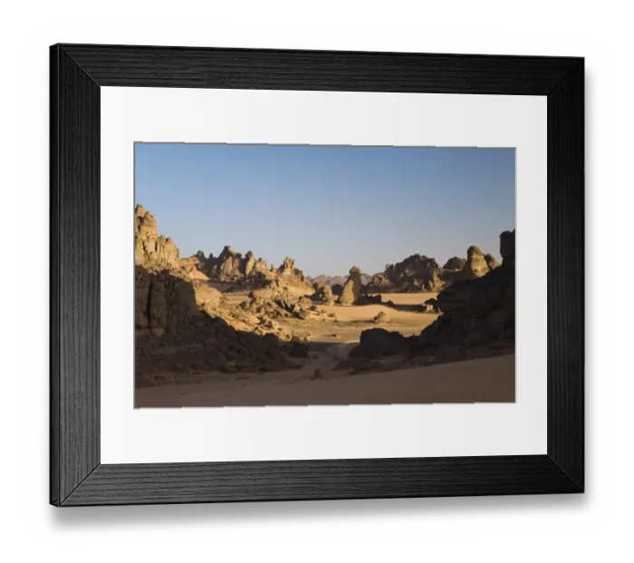 Framed Print : Rock formations in the Libyan Desert, Akakus Mountains, Libyan Desert, Libya, Africa Framed Print : Rock formations in the Libyan Desert, Akakus Mountains, Libyan Desert, Libya, Africa