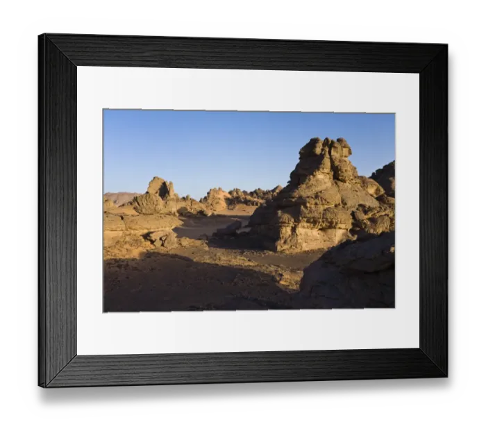 Framed Print : Rock formations in the Libyan Desert, Akakus Mountains, Libyan Desert, Libya, Africa Framed Print : Rock formations in the Libyan Desert, Akakus Mountains, Libyan Desert, Libya, Africa