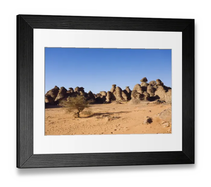 Framed Print : Rock formations in the Libyan Desert, Wadi Awis, Akakus Mountains, Libya, North Africa, Africa Framed Print : Rock formations in the Libyan Desert, Wadi Awis, Akakus Mountains, Libya, North Africa, Africa