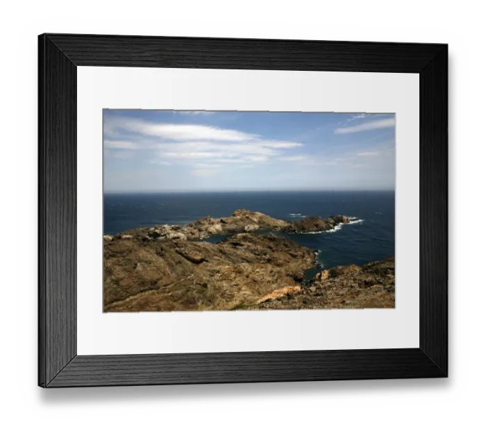 Framed Print : Rocky coast at Cap de Creus, the last eminences of the Pyrenees, Catalonia, Spain, Europe Framed Print : Rocky coast at Cap de Creus, the last eminences of the Pyrenees, Catalonia, Spain, Europe