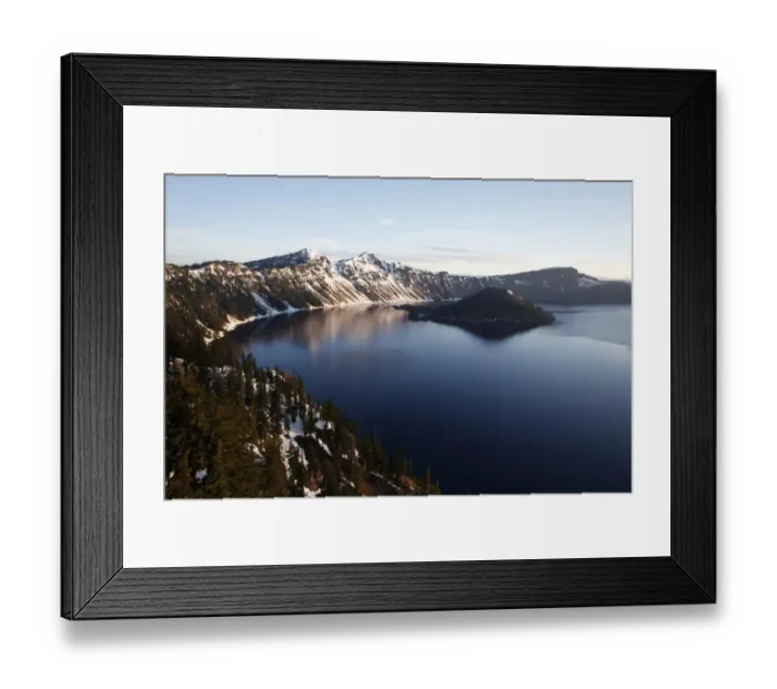 Framed Print : Reflections on Crater Lake, Crater Lake National Park, Oregon, USA Framed Print : Reflections on Crater Lake, Crater Lake National Park, Oregon, USA