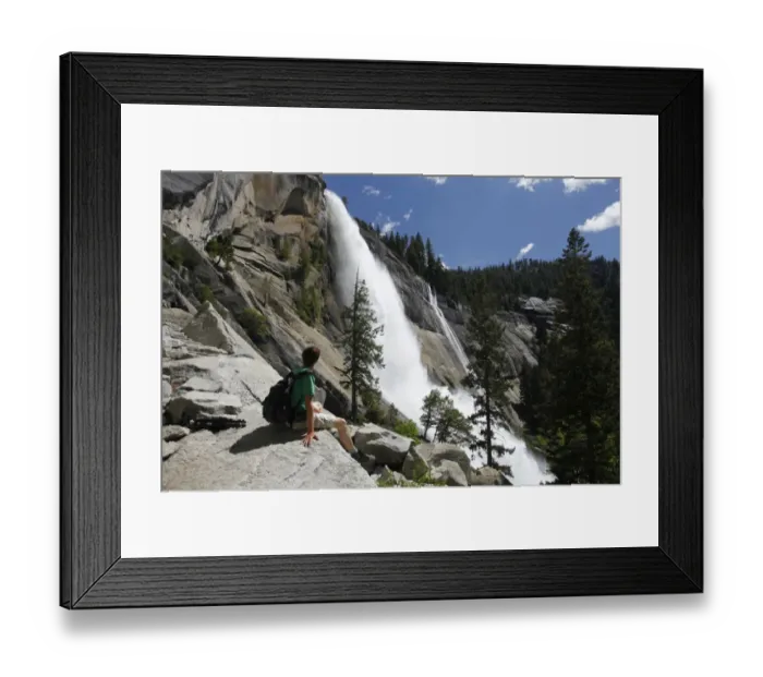 Framed Print : Nevada Falls in the Yosemite Nationapark, California, USA Framed Print : Nevada Falls in the Yosemite Nationapark, California, USA