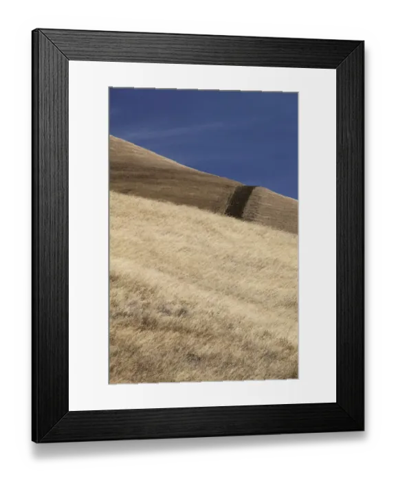 Framed Print : Dry mountain hill, California, USA Framed Print : Dry mountain hill, California, USA