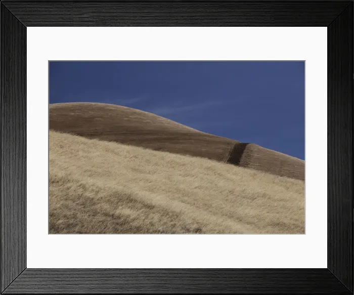 Framed Print : Dry mountain hill, California, USA Framed Print : Dry mountain hill, California, USA