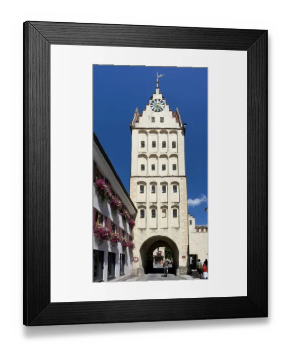 Framed Print : Lower City Gate, known as Gickeler, Weissenhorn, Neu-Ulm, Schwaben, Bavaria, southern Germany, Germany, Europe Framed Print : Lower City Gate, known as Gickeler, Weissenhorn, Neu-Ulm, Schwaben, Bavaria, southern Germany, Germany, Europe