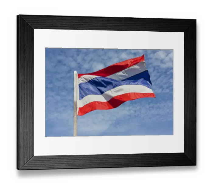 Framed Print : Thai flag Framed Print : Thai flag