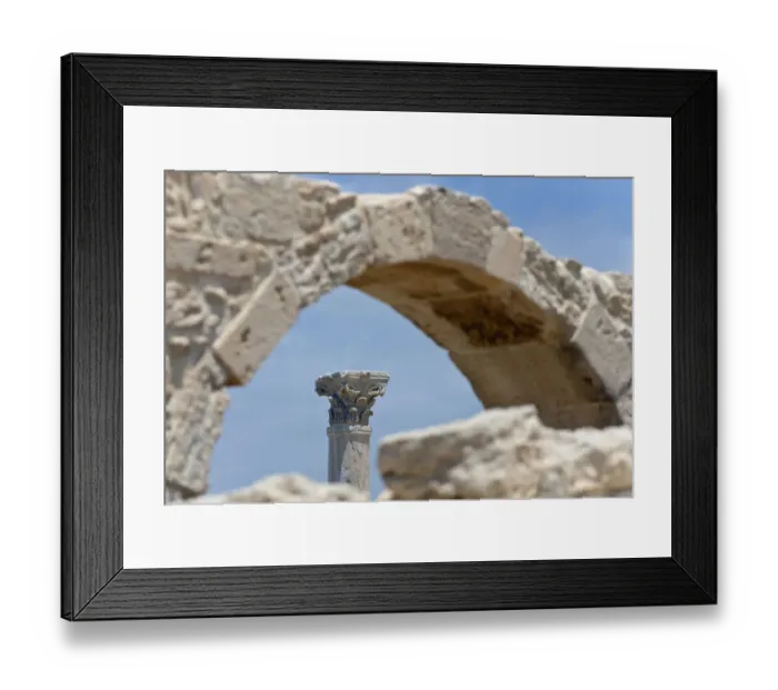 Framed Print : Archaeological excavation site of the ancient city of Kourion, South Cyprus, south coast, Greek Cyprus, Southern Europe Framed Print : Archaeological excavation site of the ancient city of Kourion, South Cyprus, south coast, Greek Cyprus, Southern Europe