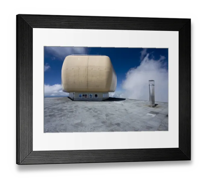 Framed Print : Radar station on Saentis Mountain, Alpstein Range, Appenzell, Switzerland, Alps, Europe Framed Print : Radar station on Saentis Mountain, Alpstein Range, Appenzell, Switzerland, Alps, Europe
