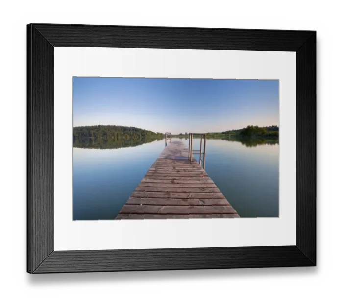 Framed Print : Pier on Lake Mindelsee, Baden-Wuerttemberg, Germany, Europe Framed Print : Pier on Lake Mindelsee, Baden-Wuerttemberg, Germany, Europe