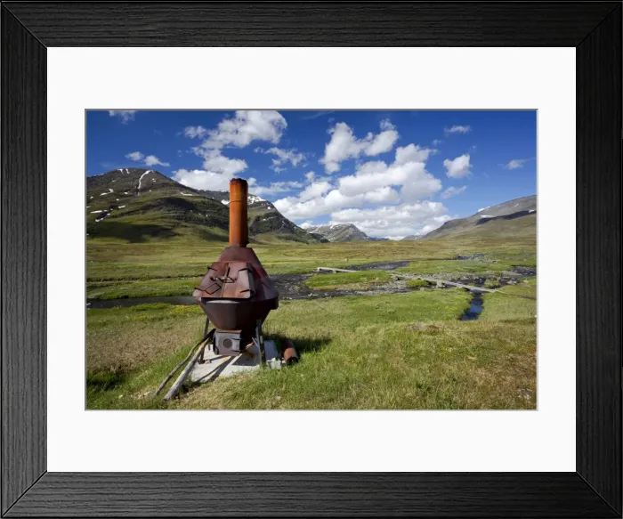 Framed Print : Old oven at the Saelka mountain hut, Kungsleden, The Kings Trail, Lapland, Sweden, Europe Framed Print : Old oven at the Saelka mountain hut, Kungsleden, The Kings Trail, Lapland, Sweden, Europe