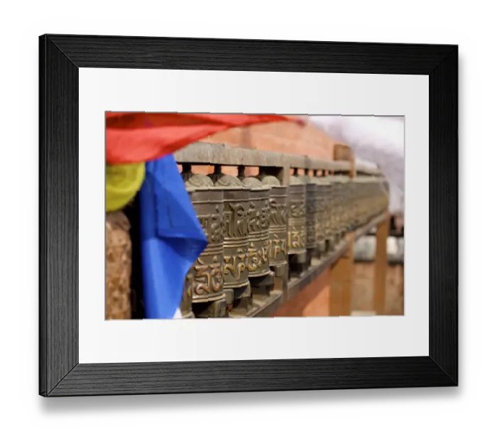 Framed Print : Buddhist prayer wheels on the exterior wall of the Swayambhunath Stupa Temple, also called Monkey Temple, Kathmandu, Nepal, Asia Framed Print : Buddhist prayer wheels on the exterior wall of the Swayambhunath Stupa Temple, also called Monkey Temple, Kathmandu, Nepal, Asia