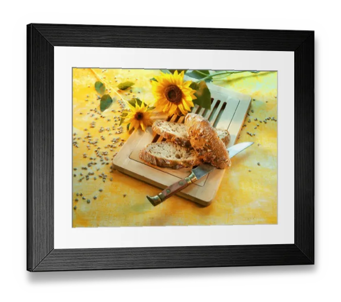 Framed Print : Bread with sunflower seeds Framed Print : Bread with sunflower seeds
