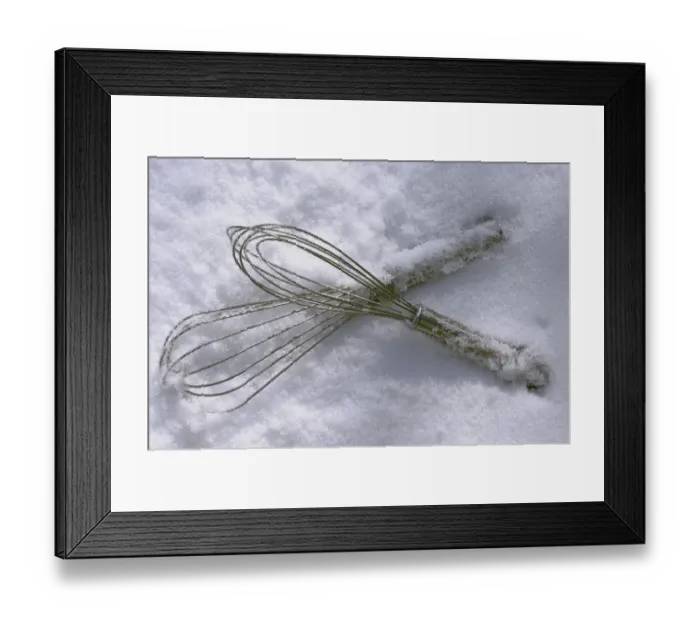 Framed Print : Whisks in the snow Framed Print : Whisks in the snow