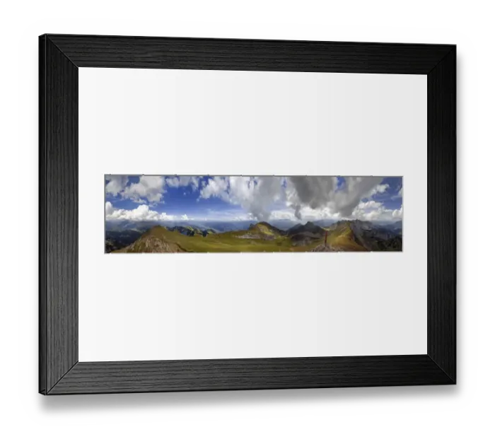 Framed Print : 360A view from Rofanspitze Mountain with bizarre clouds in the sky over the Rofan Mountains, Achensee, Tyrol, Austria, Europe Framed Print : 360A view from Rofanspitze Mountain with bizarre clouds in the sky over the Rofan Mountains, Achensee, Tyrol, Austria, Europe