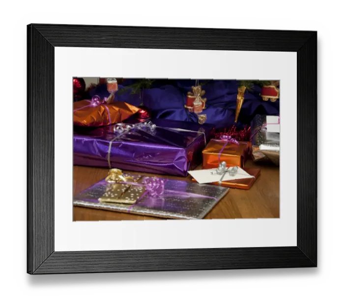 Framed Print : Christmas packages, Christmas gifts, Christmas envelopes Framed Print : Christmas packages, Christmas gifts, Christmas envelopes