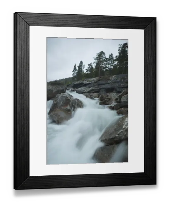 Framed Print : Raging river, Norway, Scandinavia, Europe Framed Print : Raging river, Norway, Scandinavia, Europe