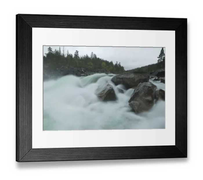 Framed Print : Raging river, Norway, Scandinavia, Europe Framed Print : Raging river, Norway, Scandinavia, Europe