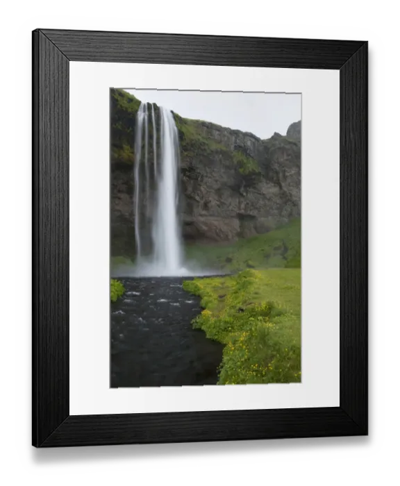 Framed Print : Seljalandsfoss waterfall, Iceland, Europe Framed Print : Seljalandsfoss waterfall, Iceland, Europe