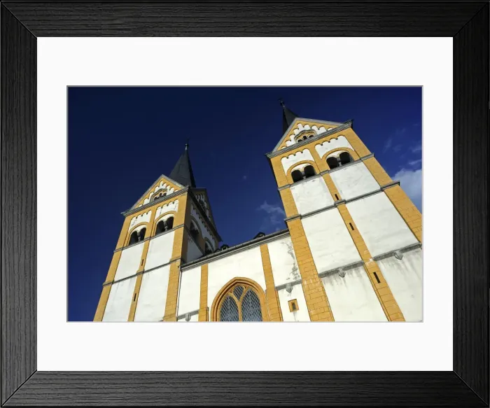 Framed Print : Church of St. Florian, Koblenz, Rhineland-Palatinate, Germany, Europe Framed Print : Church of St. Florian, Koblenz, Rhineland-Palatinate, Germany, Europe