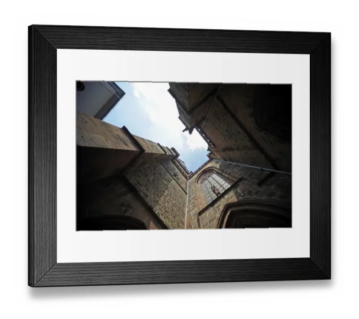 Framed Print : Protestant church, Friedberg, Hesse, Germany, Europe Framed Print : Protestant church, Friedberg, Hesse, Germany, Europe