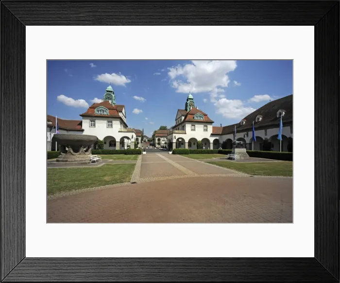 Framed Print : Sprudelhof spa house, Bad Nauheim, Hesse, Germany, Europe Framed Print : Sprudelhof spa house, Bad Nauheim, Hesse, Germany, Europe