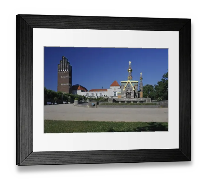 Framed Print : Mathildenhoehe, Darmstadt, Hesse, Germany, Europe Framed Print : Mathildenhoehe, Darmstadt, Hesse, Germany, Europe