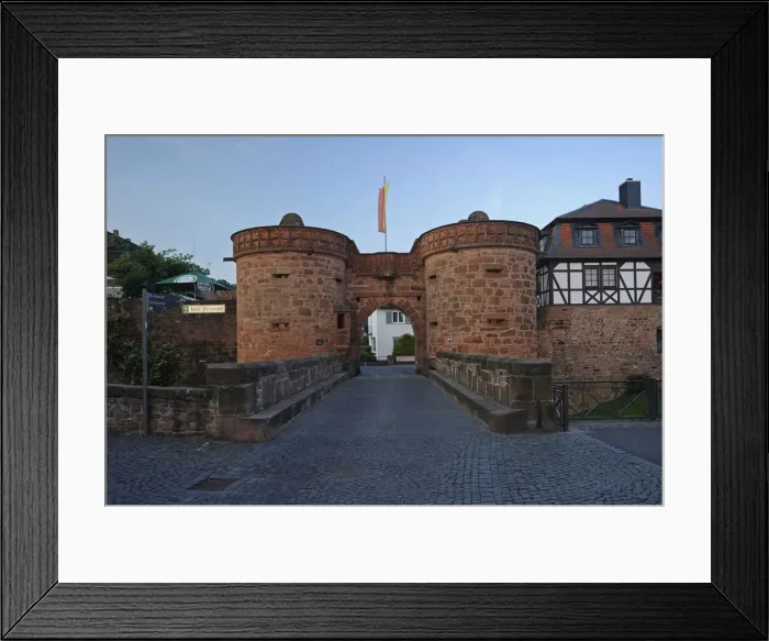 Framed Print : Jerusalem Gate, Buedingen, Wetterau region, Hesse, Germany, Europe Framed Print : Jerusalem Gate, Buedingen, Wetterau region, Hesse, Germany, Europe