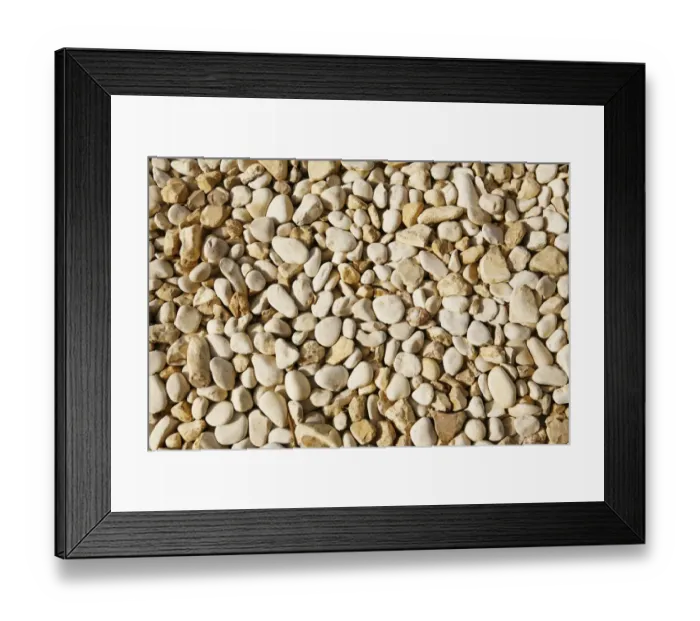Framed Print : Pebbles Framed Print : Pebbles