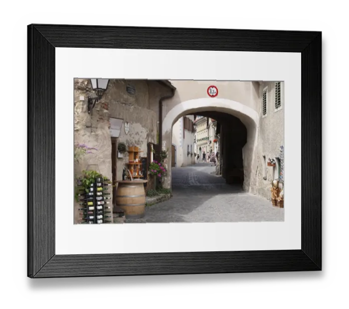 Framed Print : Kremser Tor gate and a wine store, Duernstein, Wachau valley, Waldviertel region, Lower Austria, Austria, Europe Framed Print : Kremser Tor gate and a wine store, Duernstein, Wachau valley, Waldviertel region, Lower Austria, Austria, Europe