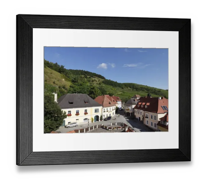 Framed Print : Sankt Michael village, municipality of Weissenkirchen, Wachau valley, Waldviertel region, Lower Austria, Austria, Europe Framed Print : Sankt Michael village, municipality of Weissenkirchen, Wachau valley, Waldviertel region, Lower Austria, Austria, Europe