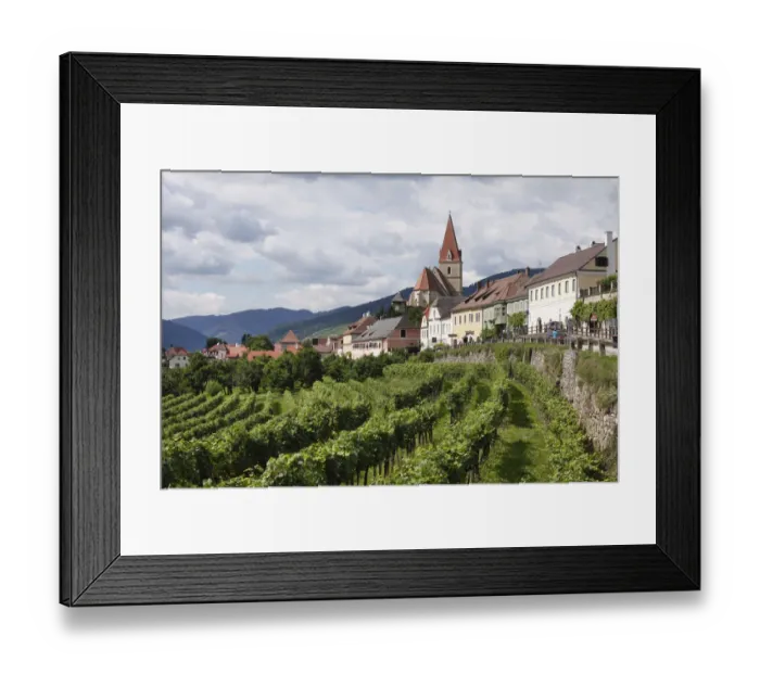 Framed Print : Weissenkirchen in the Wachau, Waldviertel, Lower Austria, Austria, Europe Framed Print : Weissenkirchen in the Wachau, Waldviertel, Lower Austria, Austria, Europe