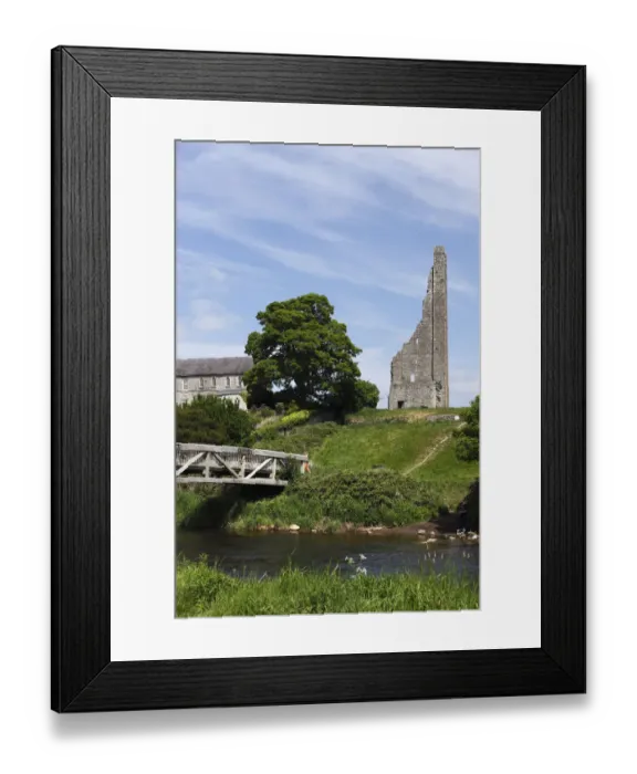 Framed Print : Yellow Steeple, River Boyne, Trim, County Meath, Leinster, Ireland, Europe Framed Print : Yellow Steeple, River Boyne, Trim, County Meath, Leinster, Ireland, Europe