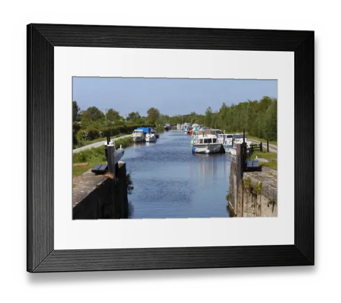 Framed Print : Grand Canal, Shannon Harbour, County Offaly, Leinster, Ireland, Europe Framed Print : Grand Canal, Shannon Harbour, County Offaly, Leinster, Ireland, Europe