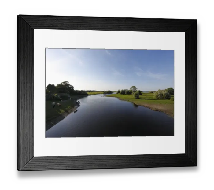 Framed Print : Shannon River near Shannonbridge, County Offaly, Leinster, Republic of Ireland, Europe