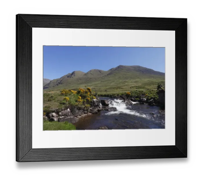 Framed Print : Bundorragha River, Ben Gorm mountain at the back, Doolough Valley, County Mayo, Connacht province, Republic of Ireland, Europe Framed Print : Bundorragha River, Ben Gorm mountain at the back, Doolough Valley, County Mayo, Connacht province, Republic of Ireland, Europe