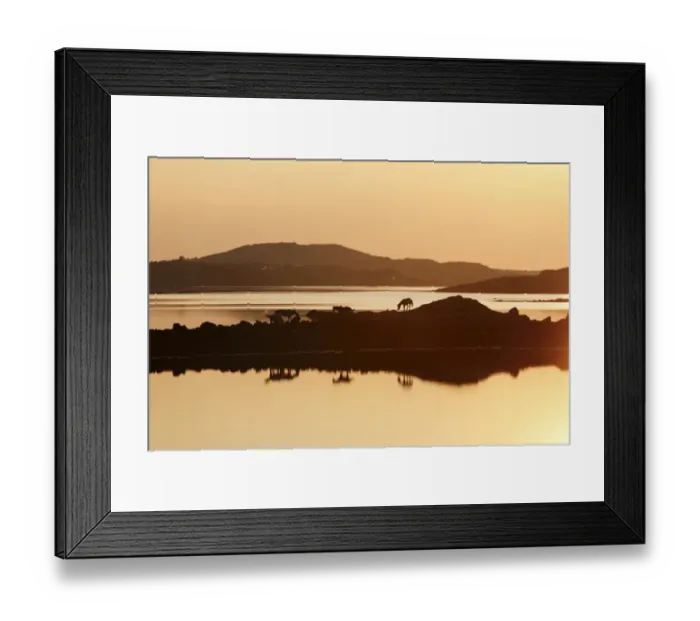 Framed Print : Clifden Bay at sunset, Connemara, County Galway, Republic of Ireland, Europe Framed Print : Clifden Bay at sunset, Connemara, County Galway, Republic of Ireland, Europe