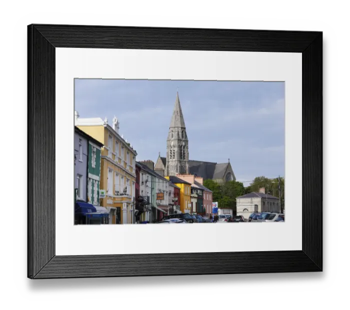 Framed Print : Clifden, Connemara, County Galway, Republic of Ireland, Europe