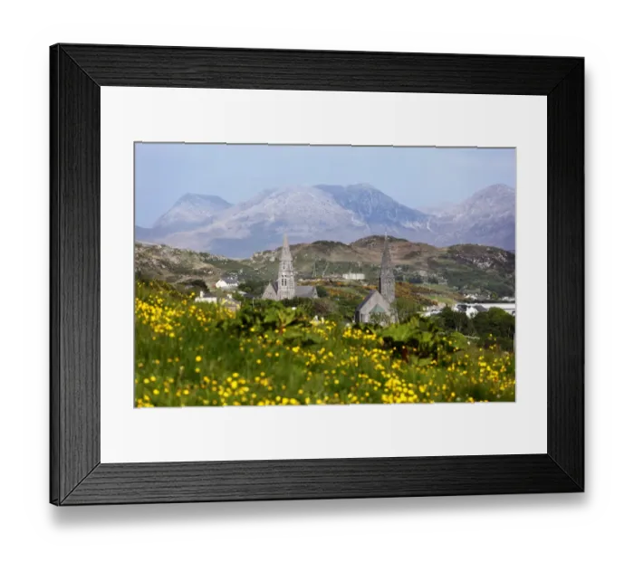 Framed Print : Clifden, Connemara, County Galway, Republic of Ireland, Europe Framed Print : Clifden, Connemara, County Galway, Republic of Ireland, Europe