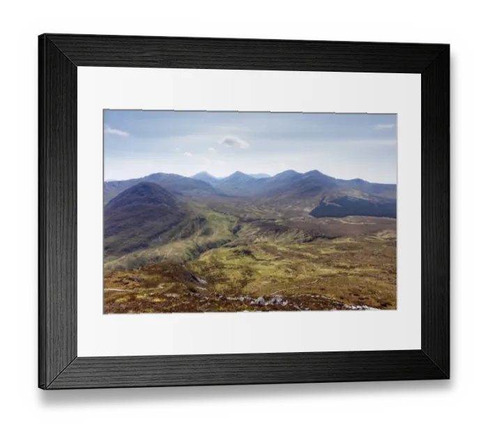 Framed Print : View from Diamond Hill, Connemara National Park, County Galway, Republic of Ireland, Europe Framed Print : View from Diamond Hill, Connemara National Park, County Galway, Republic of Ireland, Europe