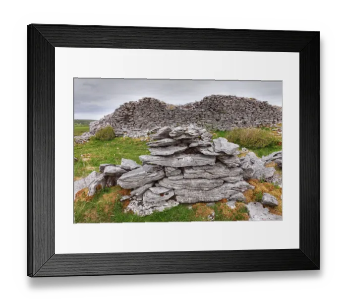 Framed Print : Cathair Chomain ringfort, Celtic ring wall, Burren, County Clare, Ireland, Europe Framed Print : Cathair Chomain ringfort, Celtic ring wall, Burren, County Clare, Ireland, Europe