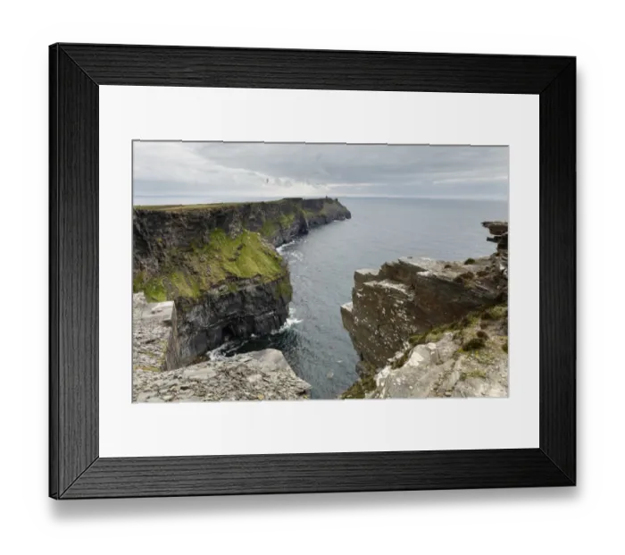 Framed Print : Hags Head, Cliffs of Moher, County Clare, Ireland, Europe Framed Print : Hags Head, Cliffs of Moher, County Clare, Ireland, Europe