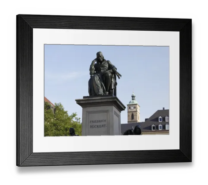 Framed Print : Friedrich Rueckert Monument, Schweinfurt, Franconia, Bavaria, Germany, Europe Framed Print : Friedrich Rueckert Monument, Schweinfurt, Franconia, Bavaria, Germany, Europe