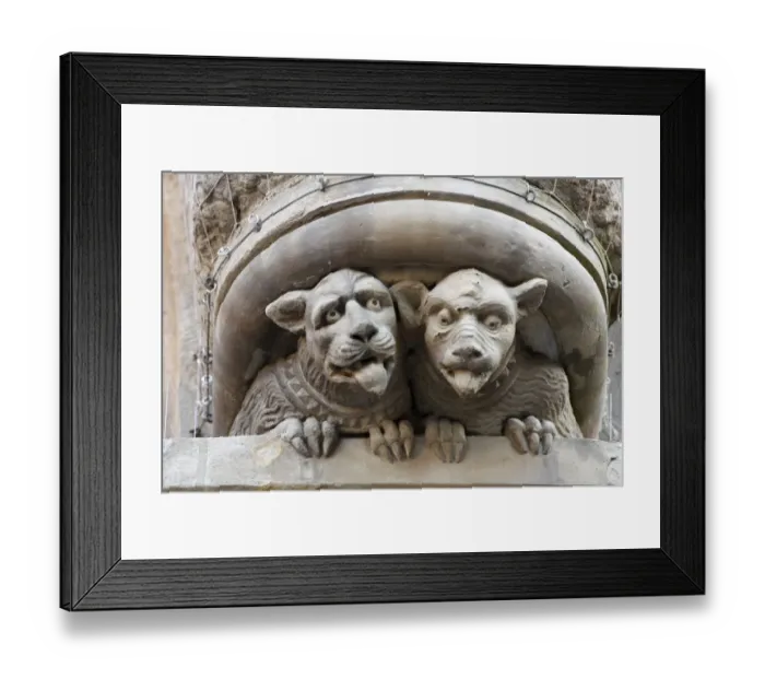 Framed Print : Figures on the portal of the St. Johannis Church, Schweinfurt, Franconia, Bavaria, Germany, Europe Framed Print : Figures on the portal of the St. Johannis Church, Schweinfurt, Franconia, Bavaria, Germany, Europe