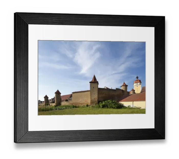 Framed Print : City wall of Mainbernheim, Mainfranken, Lower Franconia, Franconia, Bavaria, Germany, Europe Framed Print : City wall of Mainbernheim, Mainfranken, Lower Franconia, Franconia, Bavaria, Germany, Europe