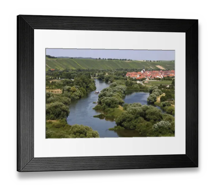 Framed Print : Old Main River, Nordheim am Main, Mainschleife, loop in the Main River, Mainfranken, Lower Franconia, Franconia, Bavaria, Germany, Europe Framed Print : Old Main River, Nordheim am Main, Mainschleife, loop in the Main River, Mainfranken, Lower Franconia, Franconia, Bavaria, Germany, Europe
