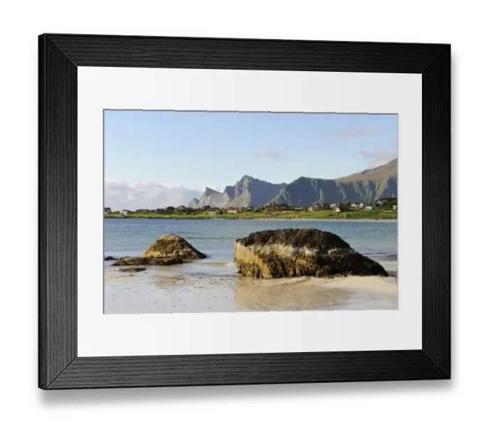 Framed Print : On the beach, Lofoten, Northern Norway, Norway, Scandinavia, Europe Framed Print : On the beach, Lofoten, Northern Norway, Norway, Scandinavia, Europe