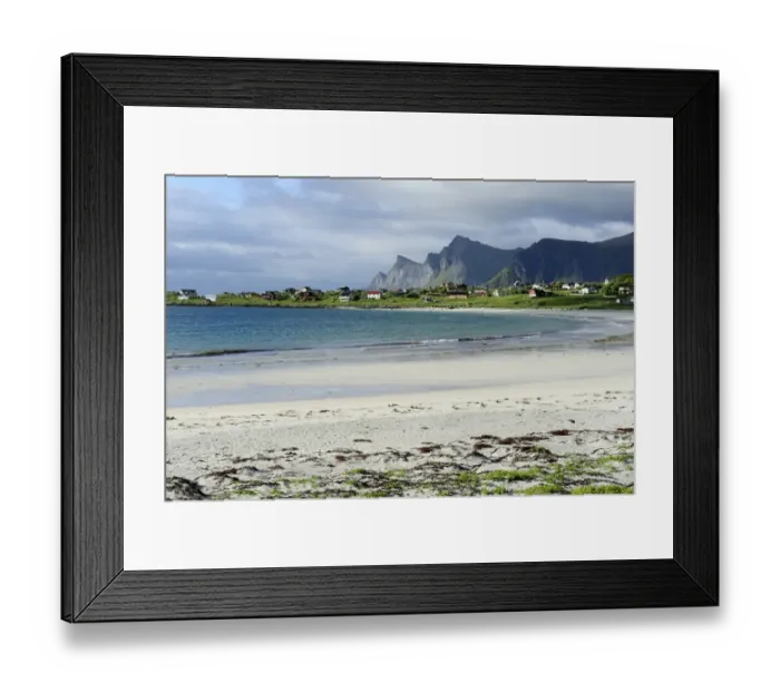 Framed Print : On the beach, Lofoten, Northern Norway, Norway, Scandinavia, Europe Framed Print : On the beach, Lofoten, Northern Norway, Norway, Scandinavia, Europe