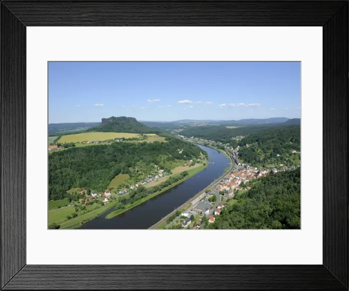 Framed Print : Festung Koenigstein fortress on the river Elbe, overlooking the town of Koenigstein and the Lilienstein table mountain, Elbsandsteingebirge Elbe Sandstone Mountains, Nationalpark Saechsische Schweiz national park, Saxon Switzerland, Saxony, Germany, Europe Framed Print : Festung Koenigstein fortress on the river Elbe, overlooking the town of Koenigstein and the Lilienstein table mountain, Elbsandsteingebirge Elbe Sandstone Mountains, Nationalpark Saechsische Schweiz national park, Saxon Switzerland, Saxony, Germany, Europe