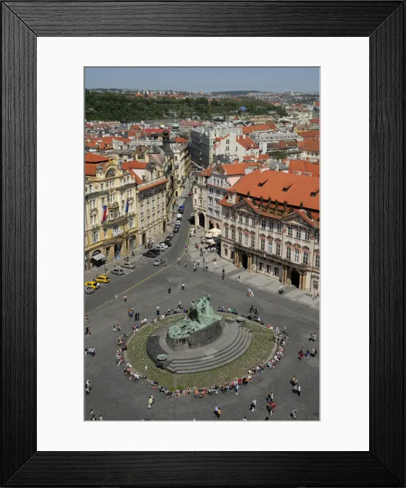 Framed Print : View from Prague City Hall over the Old Town Square, Prague, Czech Republic, Europe