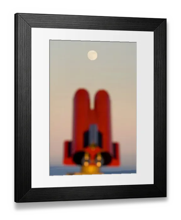 Framed Print : Full Moon and telescope on Mt. Brocken, Saxony-Anhalt, Germany, Europa Framed Print : Full Moon and telescope on Mt. Brocken, Saxony-Anhalt, Germany, Europa